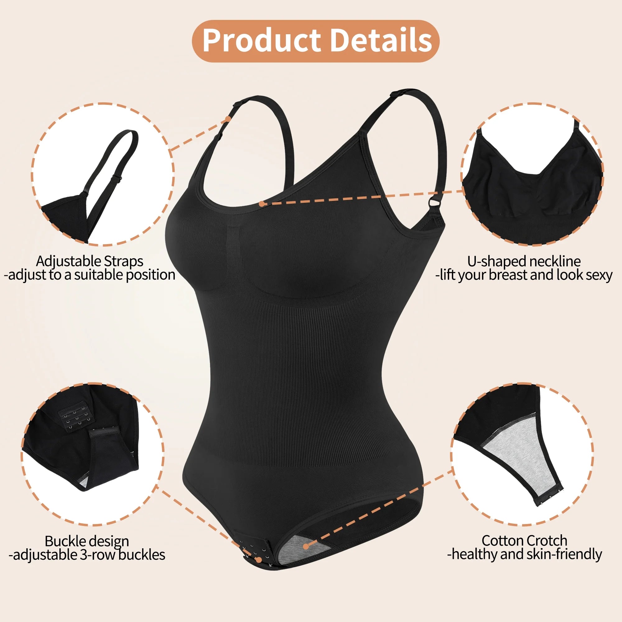 Snatched High Waist Body Suit